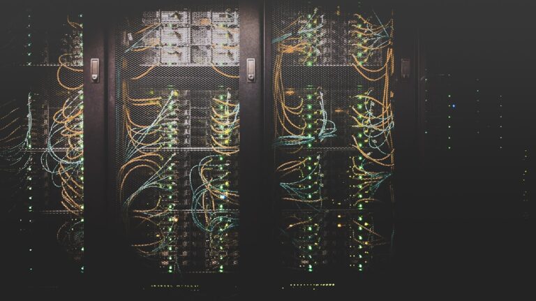 Server network infrastructure representing WordPress Multisite architecture